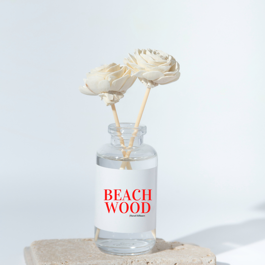 Beach Wood Floral Reed Diffuser