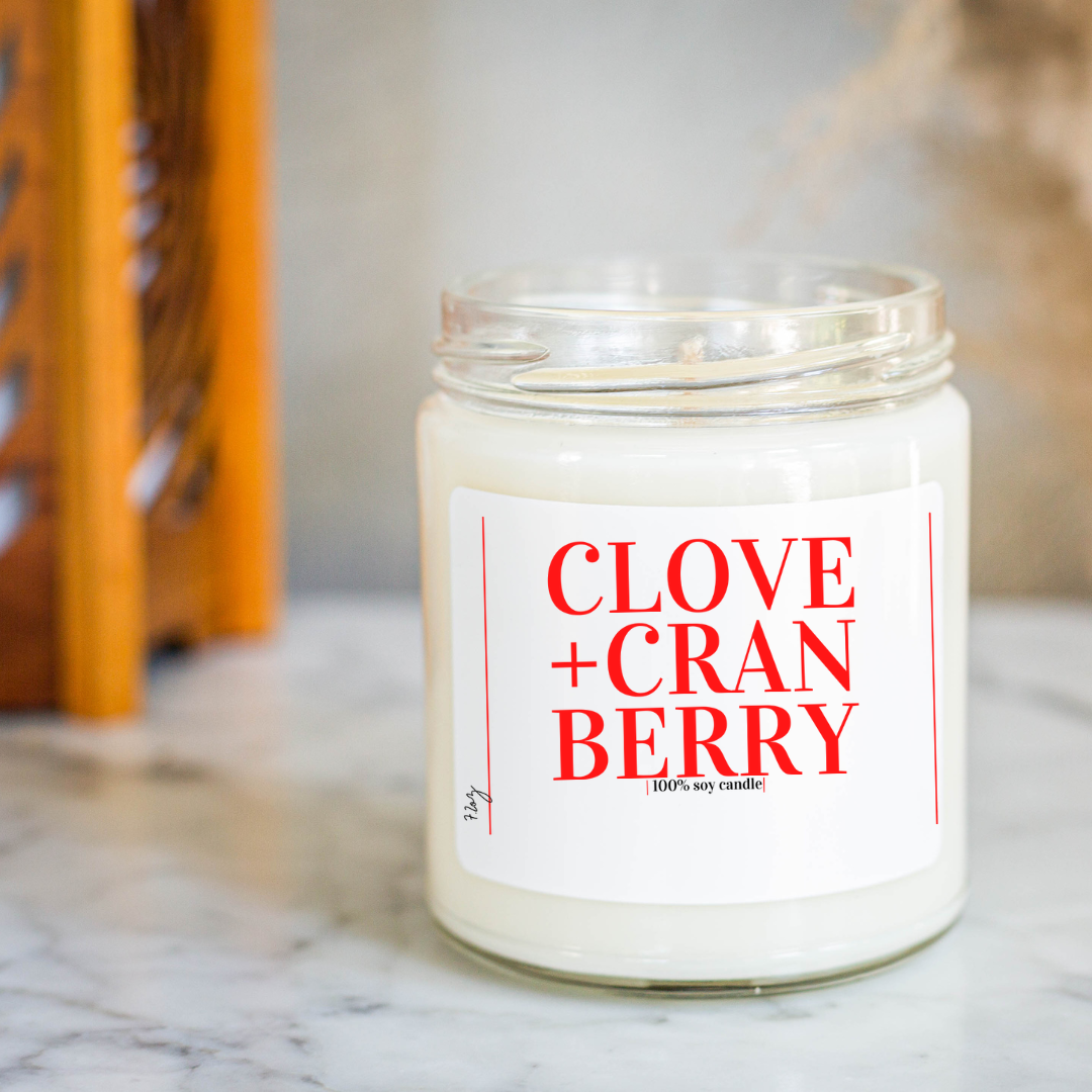 Clove and Cranberry Candle