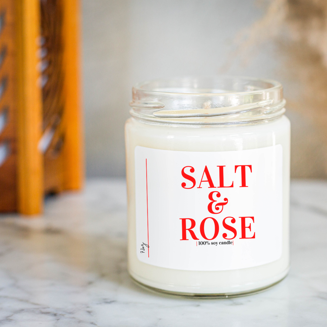 Salt & Rose Candle